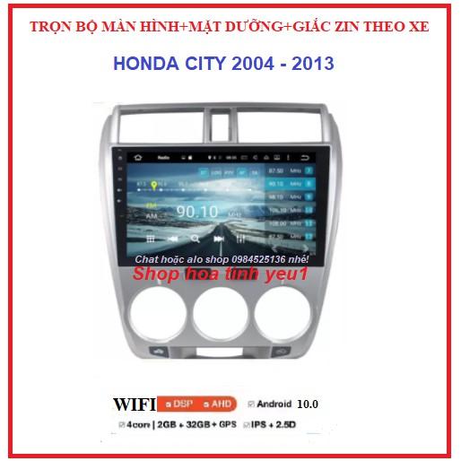 Shop TẶNG PM VIETMAP S1.BỘ Màn hình ô tô DVD Androi cảm ứng 10 inch giá rẻ đa chức năng cho xe HONDA CITY 2004-2013