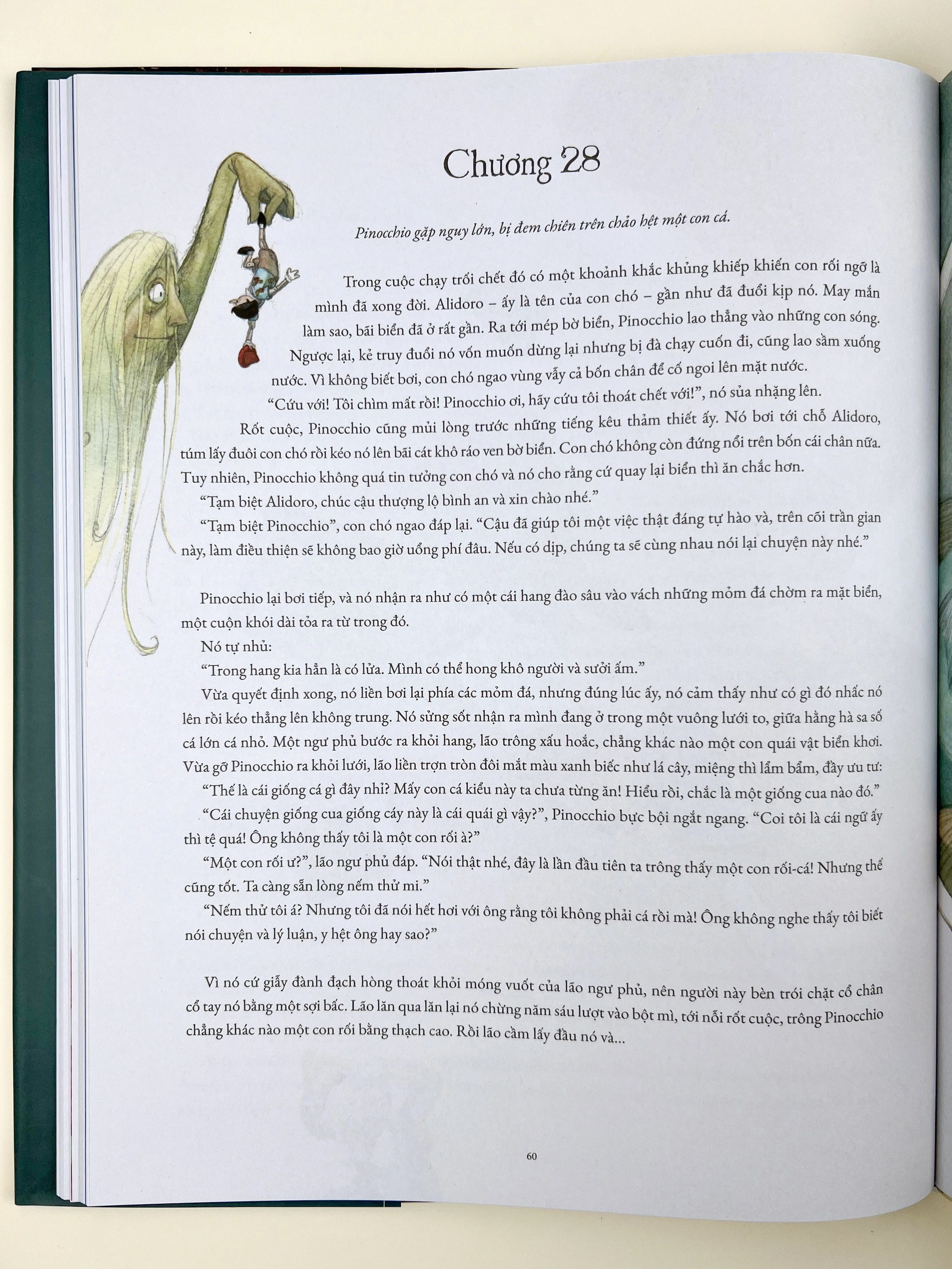 Sách Những Cuộc Phiêu Lưu Của Cậu Nhóc Pinocchio (Bản Tranh Minh Họa) - Crabit KidBooks - Bìa Cứng
