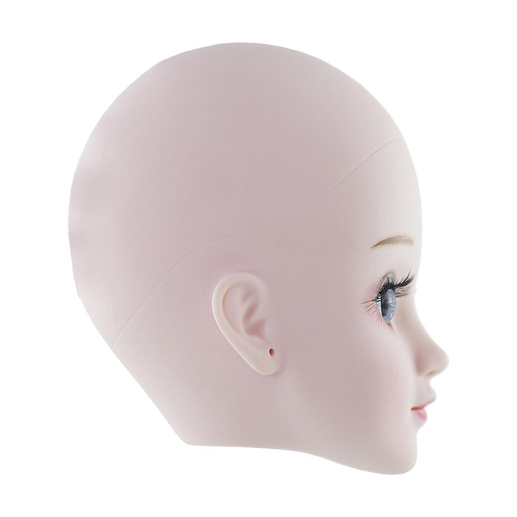 BJD Doll 1/ Dolls Head Model with 4D Eyes DIY Dolls Accessory Girl