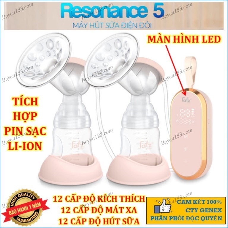 Máy Hút Sữa Điện Đôi Resonance 5 FATZBABY FB1180VNH