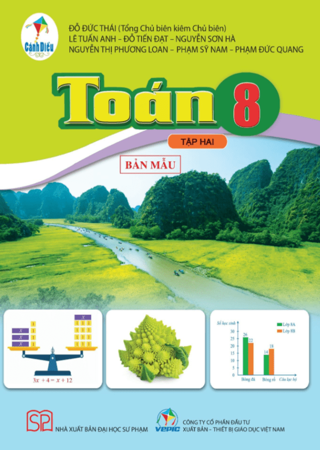 Sách giáo khoa Toán 8- tập hai- Cánh Diều