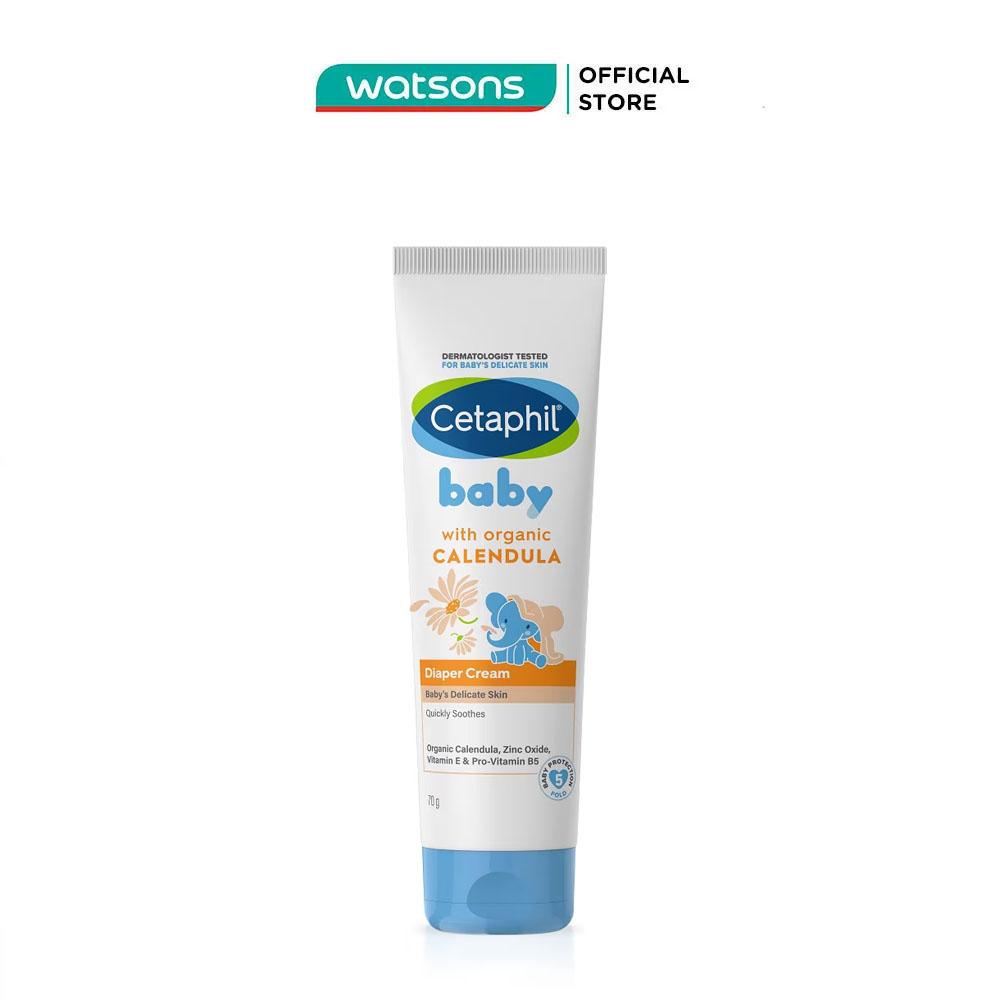 Kem Làm Dịu Hăm Tã Cho Bé Cetaphil Baby Diaper Cream Với Hoa Cúc Hữu Cơ 70g