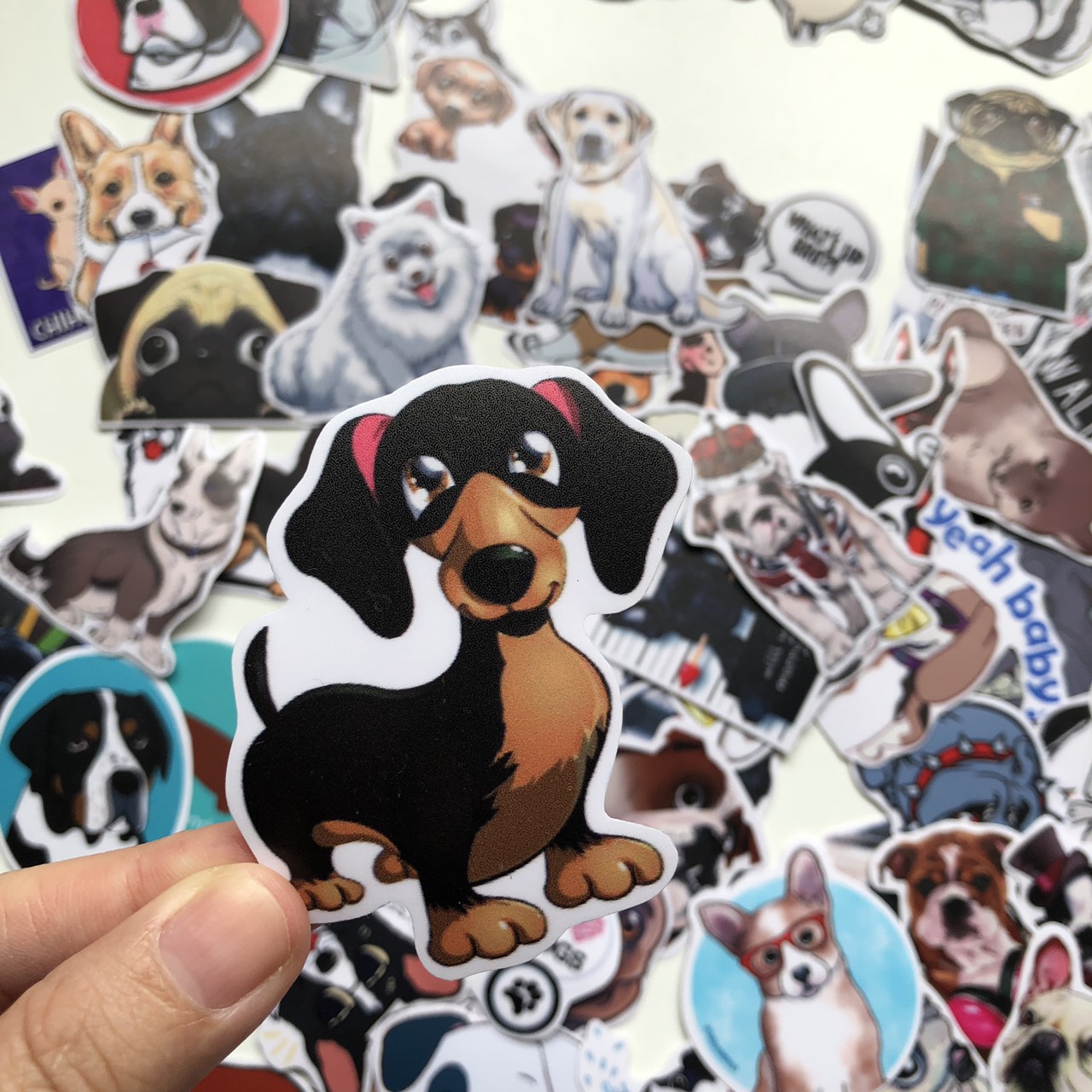 Bộ 50 Sticker Chủ Đề Dog - Cún Cưng 2019