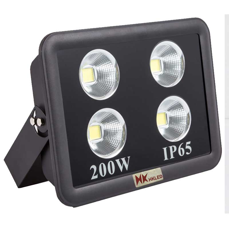 Đèn pha LED sân bóng ngoài trời HKLED tròn 200W - IP65