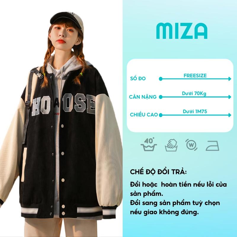 Áo khoác bomber nhung nam nữ unisex gió jacket cúc bấm form rộng local brand ulzzang phong cách hàn quốc đep CHOOSE