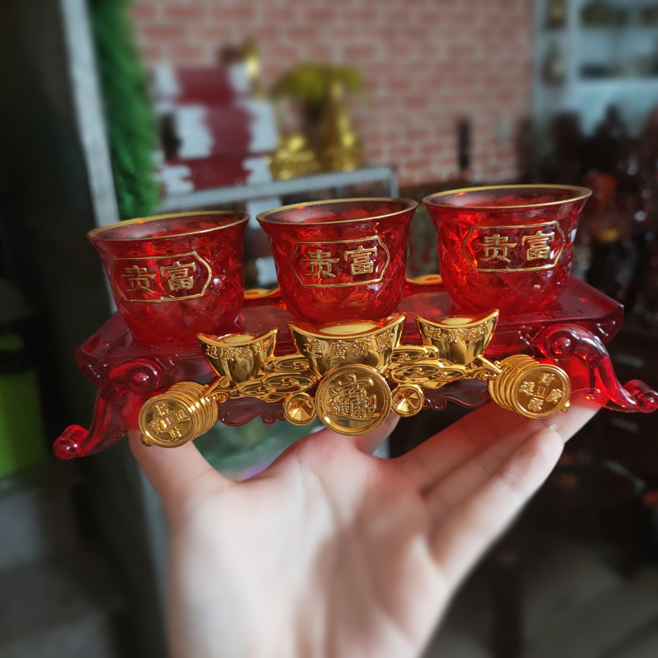 Đồ cúng nhựa cứng cúng Phật - thờ cúng
