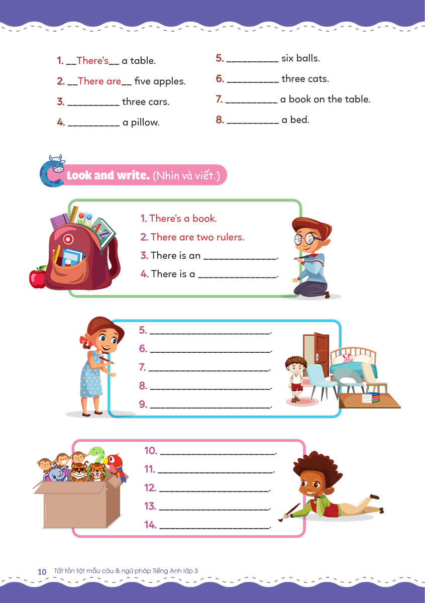 SÁCH TẤT TẦN TẬT MẪU CÂU VÀ NGỮ PHÁP TIẾNG ANH LỚP 3_MEGABOOK