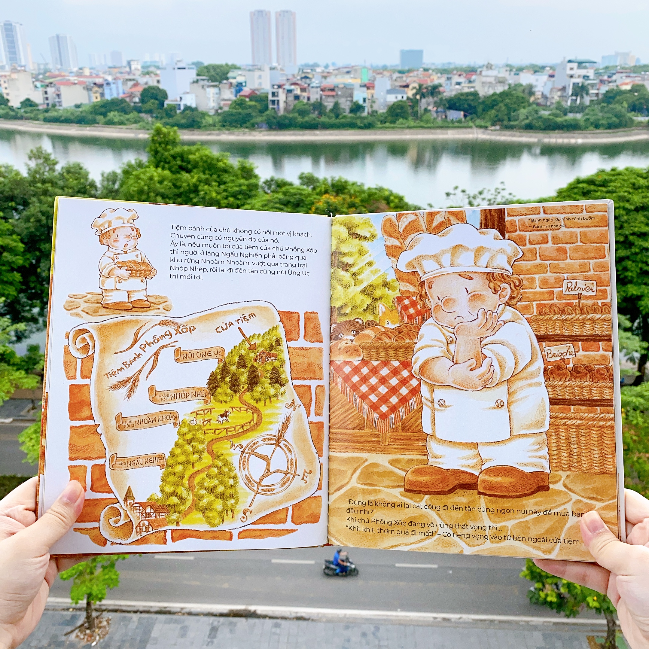 Sách cho bé từ 3 tuổi - Phát triển tư duy Tiệm bánh mì lừng danh