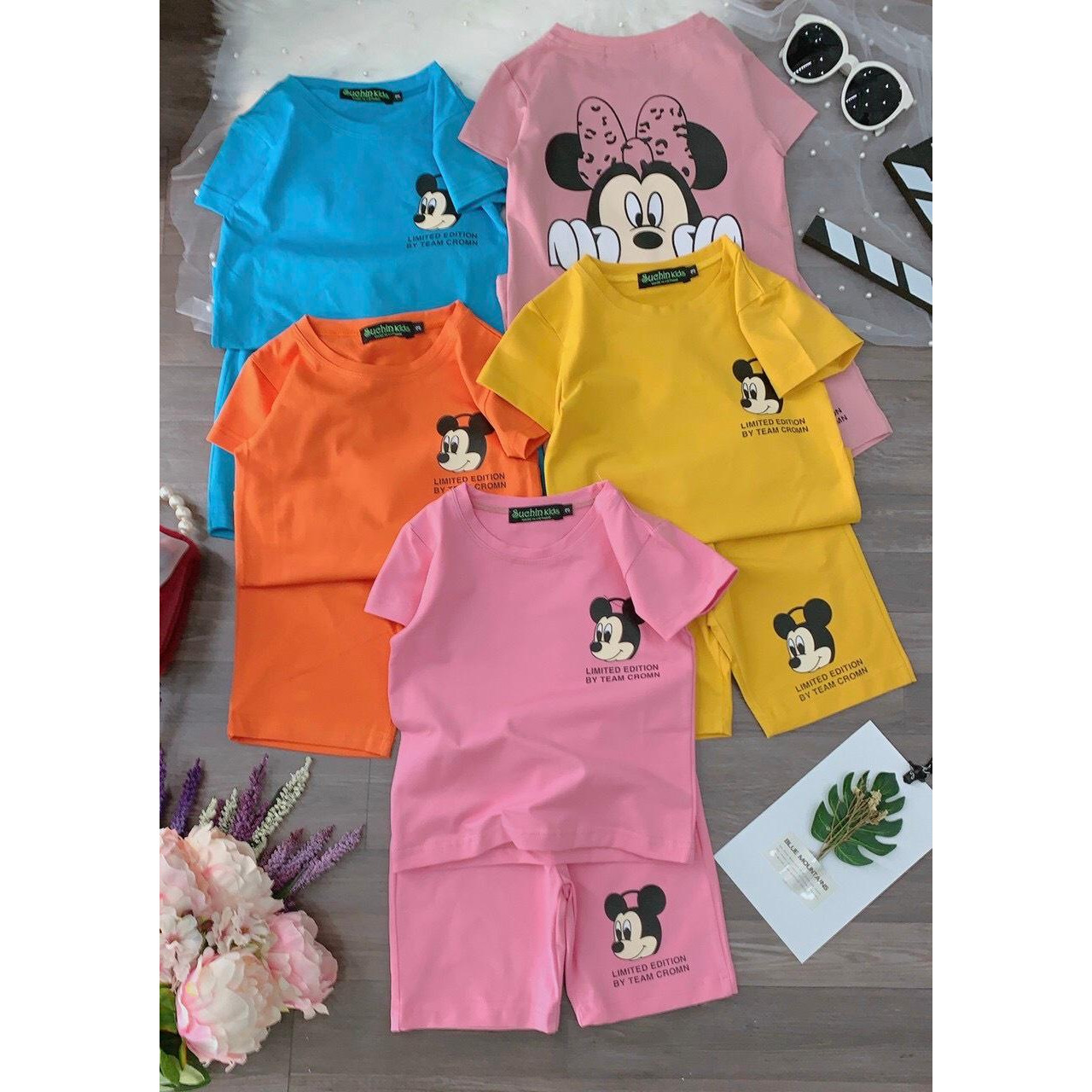 Bộ đồ bé gái từ 7kg đến 25kg-GIAO NGẪU NHIÊN HOẶC NHẮN TIN CHỌN MÀU