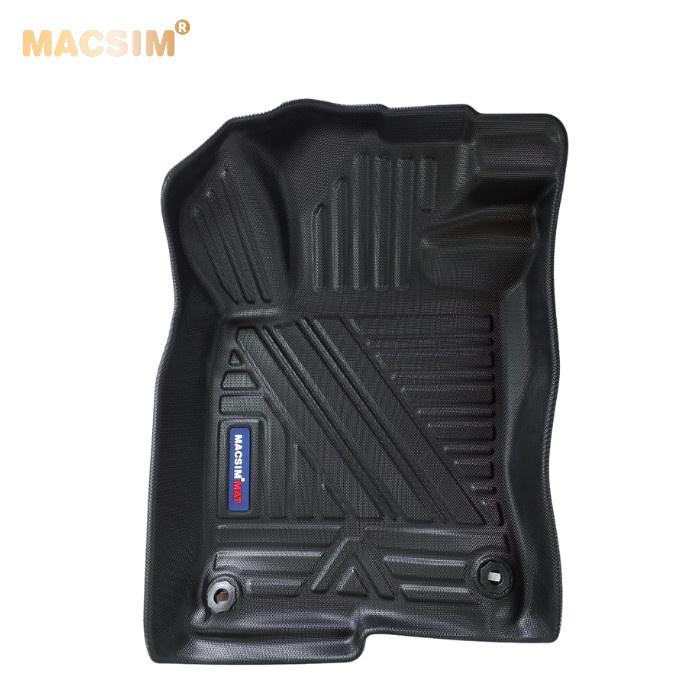 Thảm lót sàn xe ô tô Honda Civic qd 2022 Nhãn hiệu Macsim chất liệu nhựa TPV cao cấp màu đen