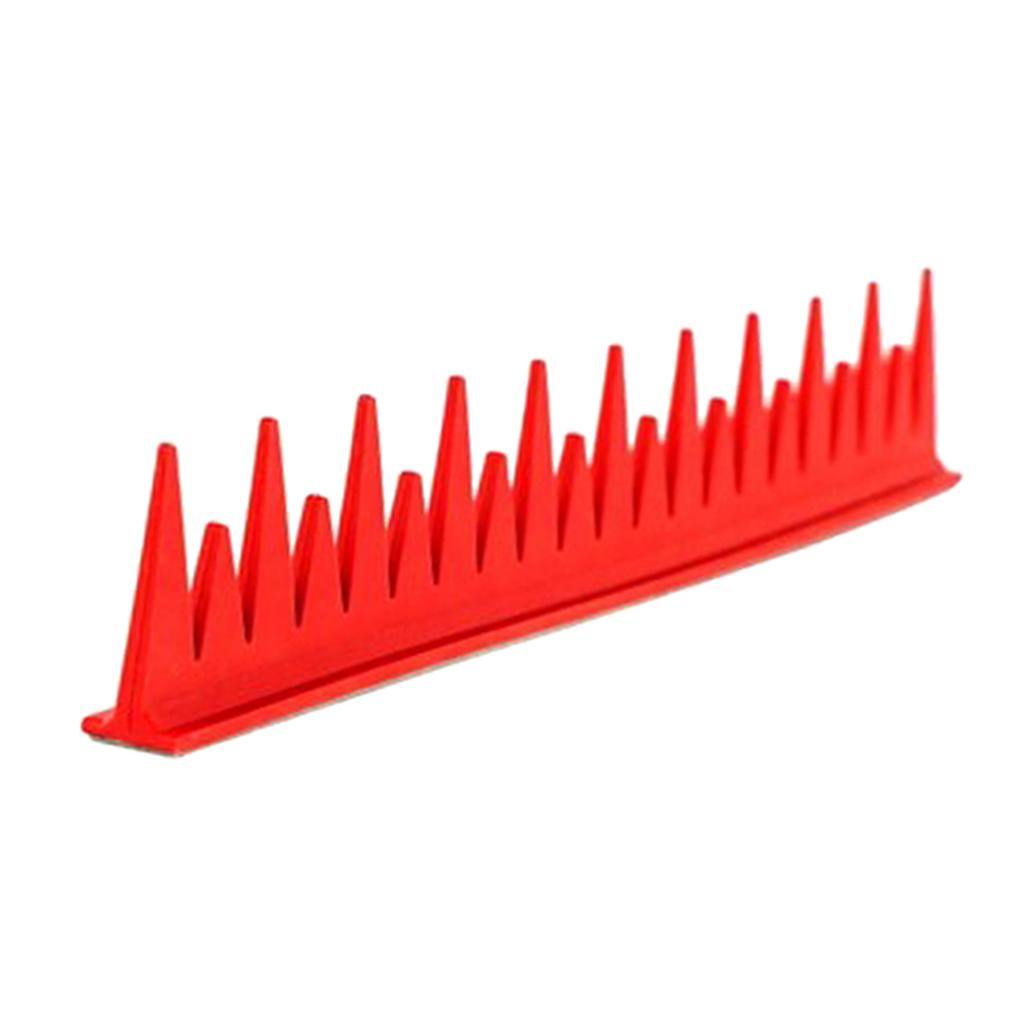 Motorcycle Dirt Bike Helmets Mohawks Spikes Rubber Sticker Black