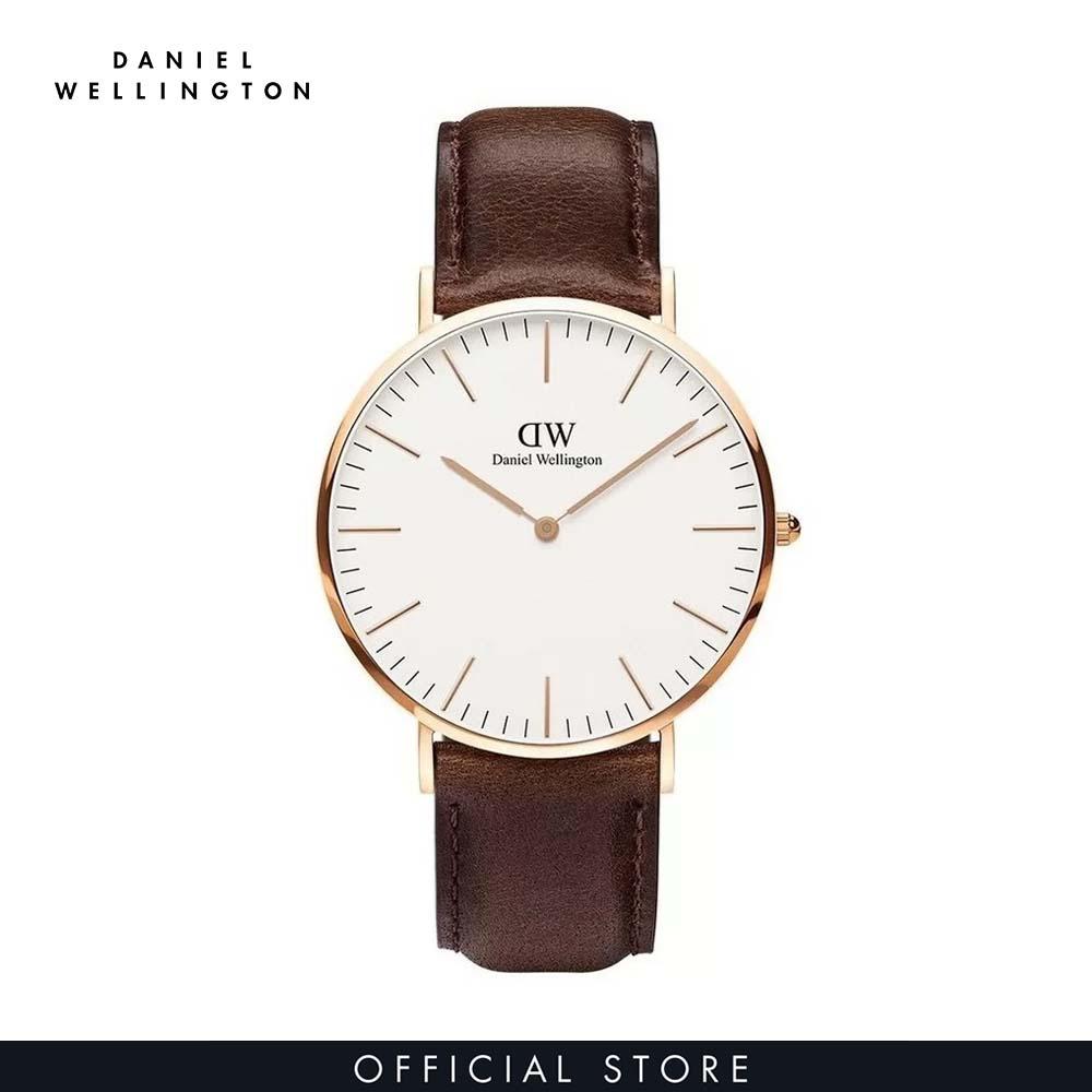 Đồng hồ Nam Daniel Wellington dây Da - Classic Bristol 40 mm DW00100009