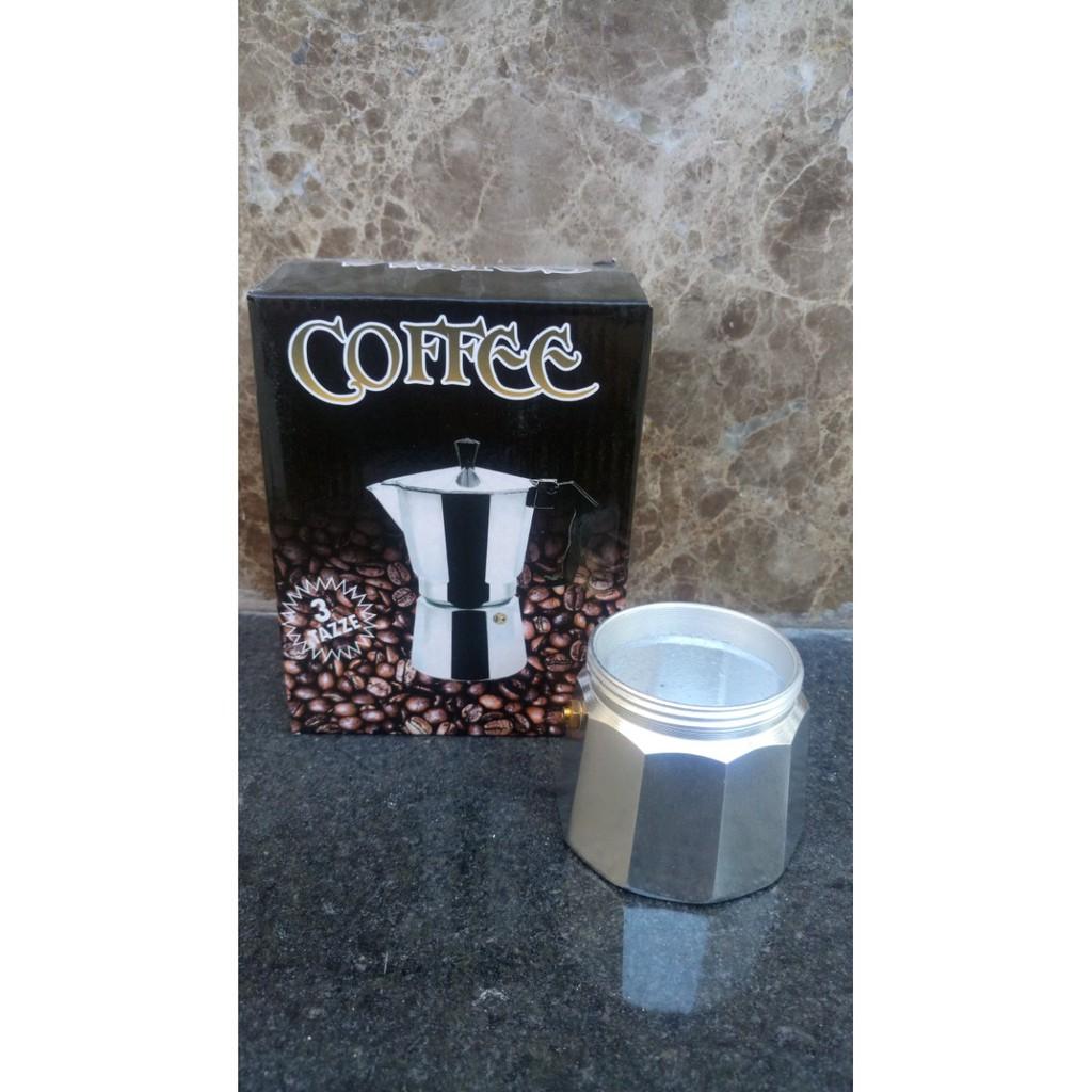 ĐÁY ẤM CAFE MOKA 150ml - ĐÁY BÌNH MOKAPOT 3 CUP NHÔM