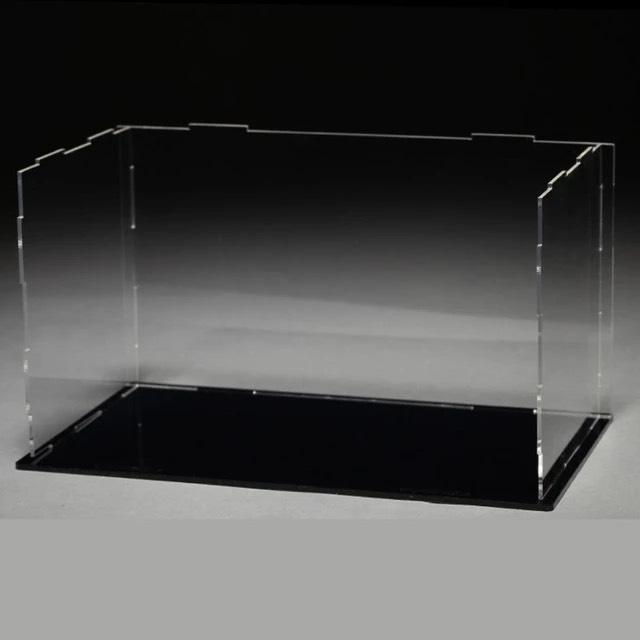 55 Size Chiều cao 25 30 35, dày 3mm, Hộp Mica trưng bày sản phẩm mô hình, đồ sưu tầm, chống bụi, dạng lắp ráp - 10x15cm