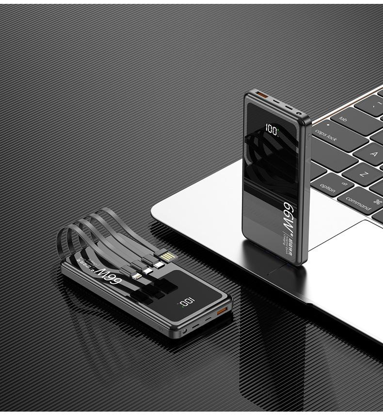 Kho báu sạc siêu nhanh 66w mới được ưa chuộng nhất Dung lượng lớn 10000 mAh với giao thức riêng cung cấp năng lượng sạc nhanh cho thiết bị di động