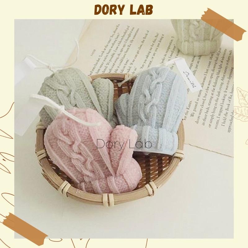 Nến Thơm Găng Tay Len Tinh Dầu Handmade Không Khói, Phụ Kiện Decor - Dory Lab