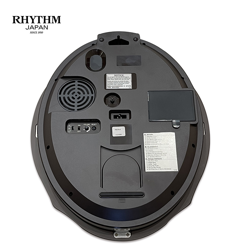 Đồng hồ Rhythm 4MJ894WU06 Kt 36.0 x 44.0 x 8.0cm, 2.5kg Vỏ gỗ. Dùng Pin.