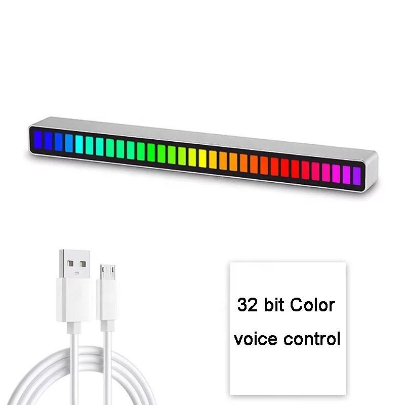 Thanh LED RGB Nháy Theo Nhạc, 16 Triệu Mầu, Trang Trí Bàn Làm Việc, Xe Hơi Siêu Đẹp