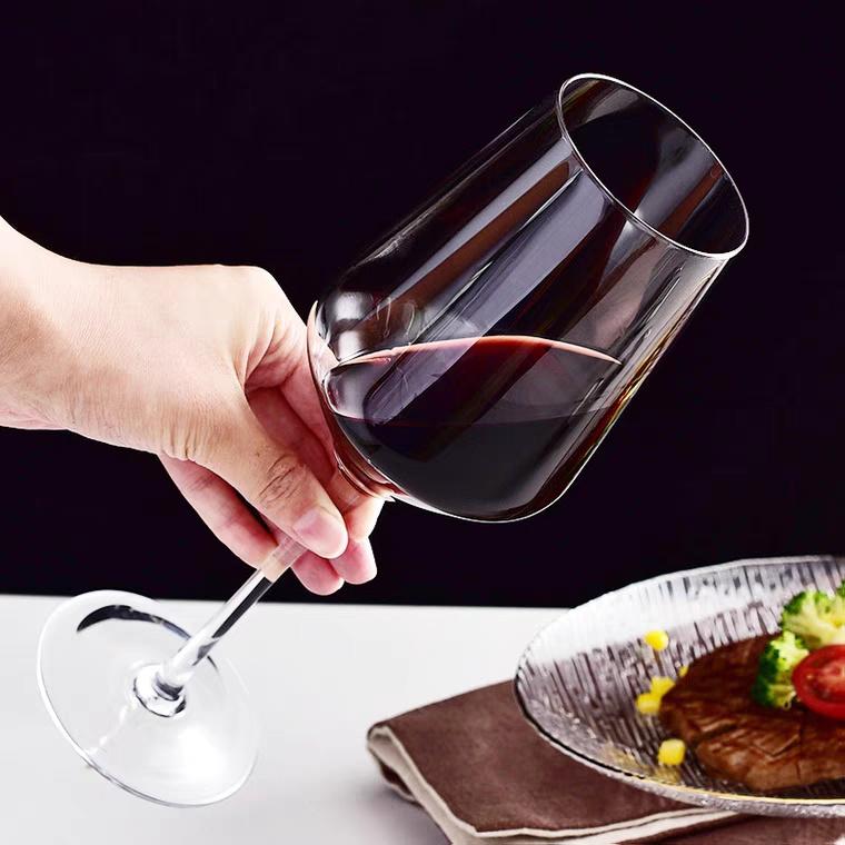 Ly uống rượu vang sâm panh 450ml, ly uống whisky thủy tinh pha lê wine glass