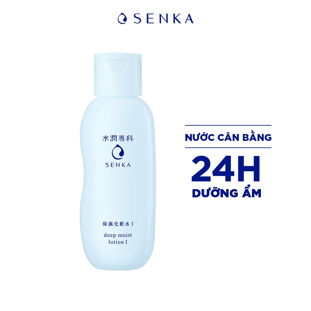 Nước Cân Bằng và Dưỡng Ẩm Chuyên Sâu Senka Deep Moist Lotion 200ML