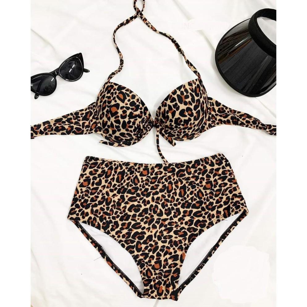 freeship Bikini 2 mảnh họa tiêt da báo đẹp sexy ( Ảnh chụp thật 100%)