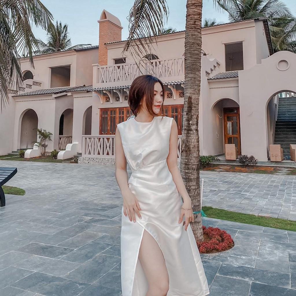 Đầm dự tiệc xẻ tà sang trọng