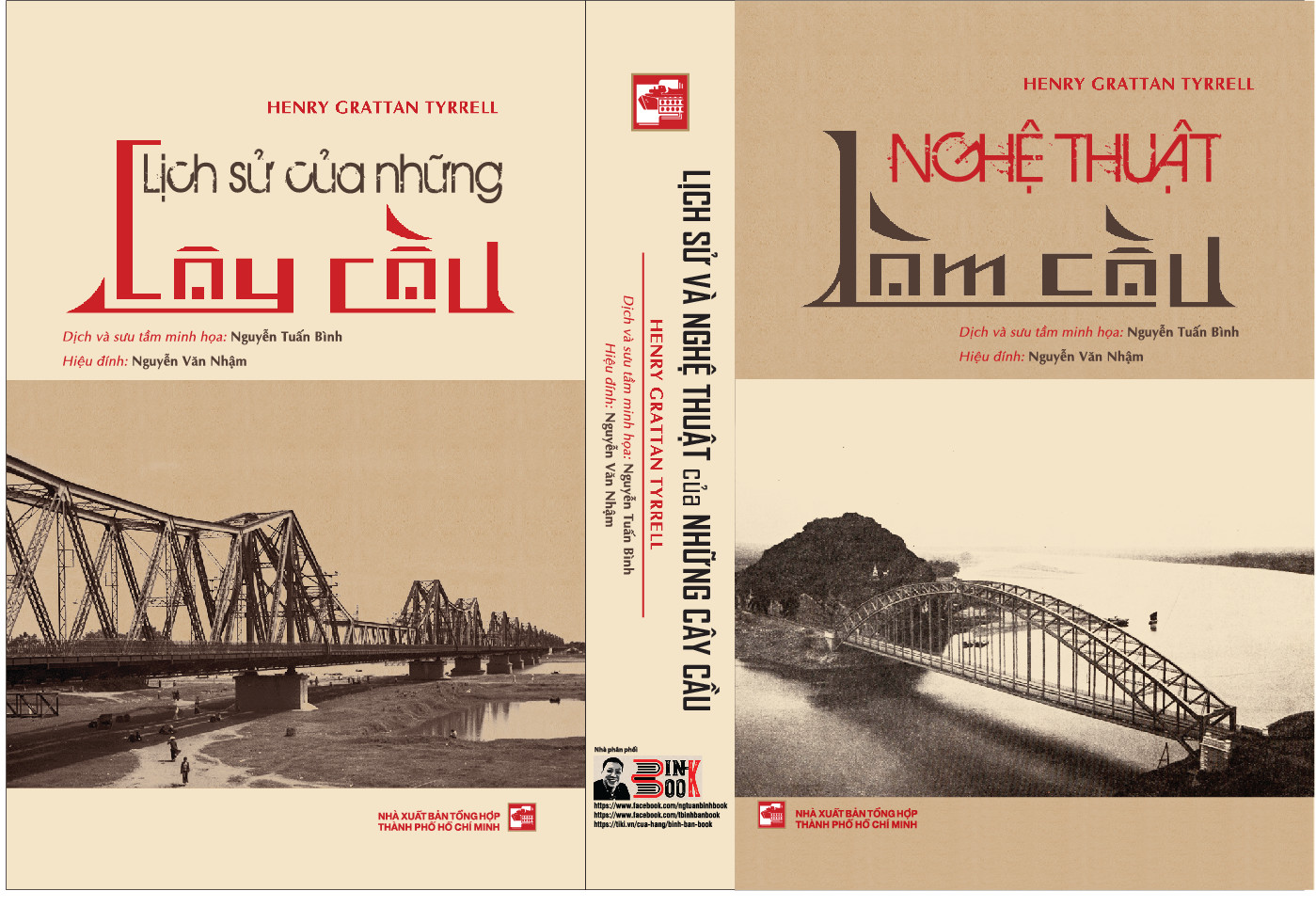 – Bộ sách “LỊCH SỬ VÀ NGHỆ THUẬT của NHỮNG CÂY CẦU” - Henry Gratan Tyrrell – Nguyễn Tuấn Bình dịch và sưu tầm minh họa – Bìa mềm