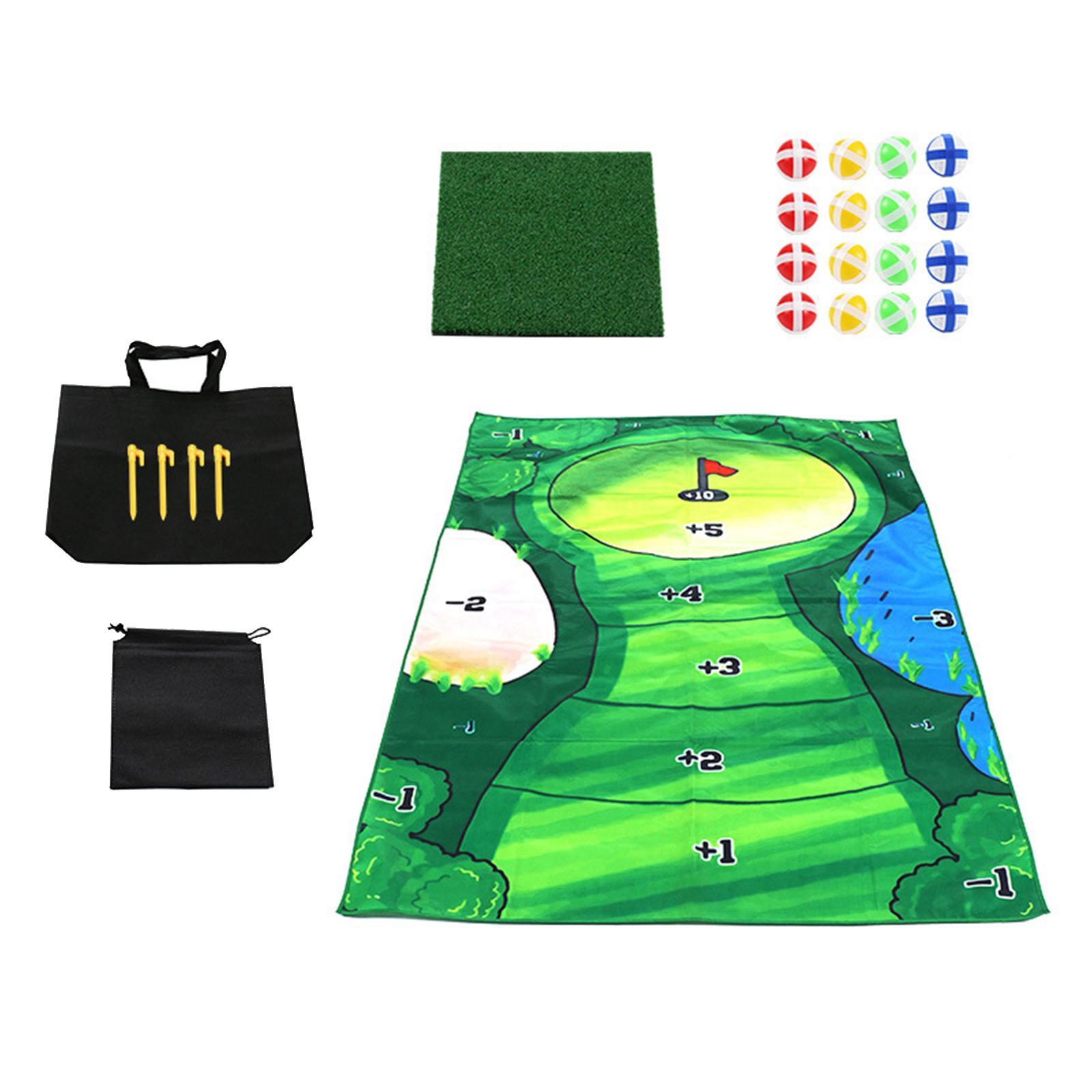 Golf Practice Blanket Toy Durable Golf Golf Game Sticky Blanket for Home