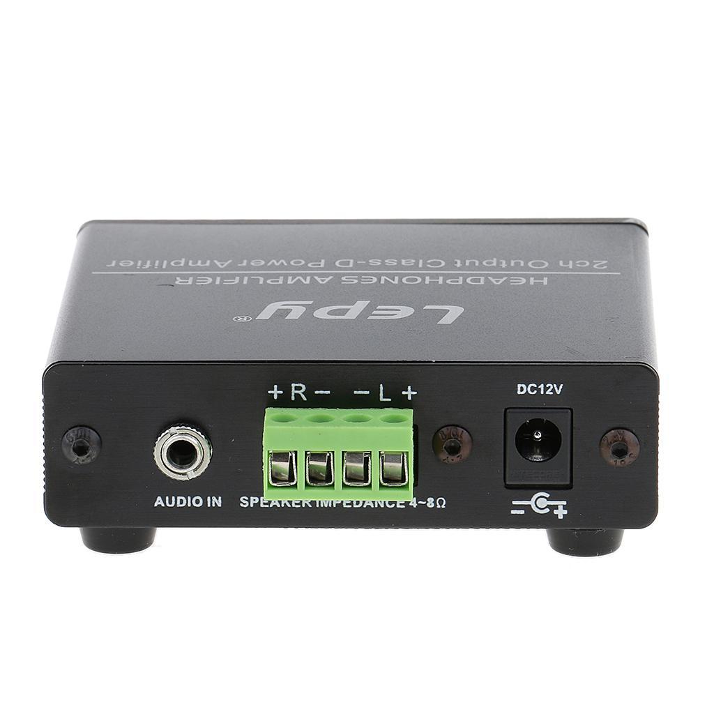 DC 12V 20WX2 Class- Hi Digital Stereo Audio Headphone Amplifier