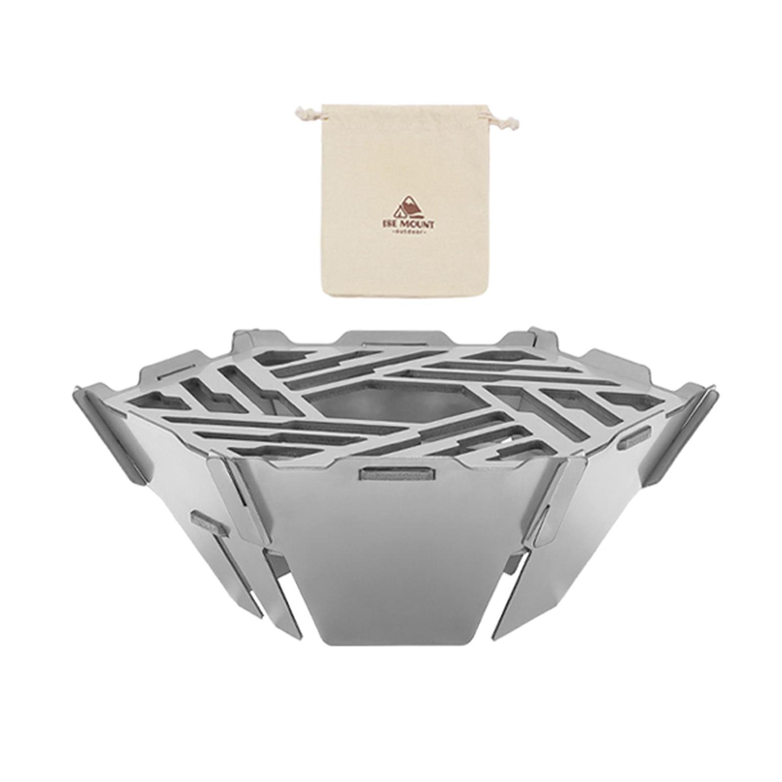 Folding Outdoor  Windscreen  Burner Windshield for Cooking Picnic