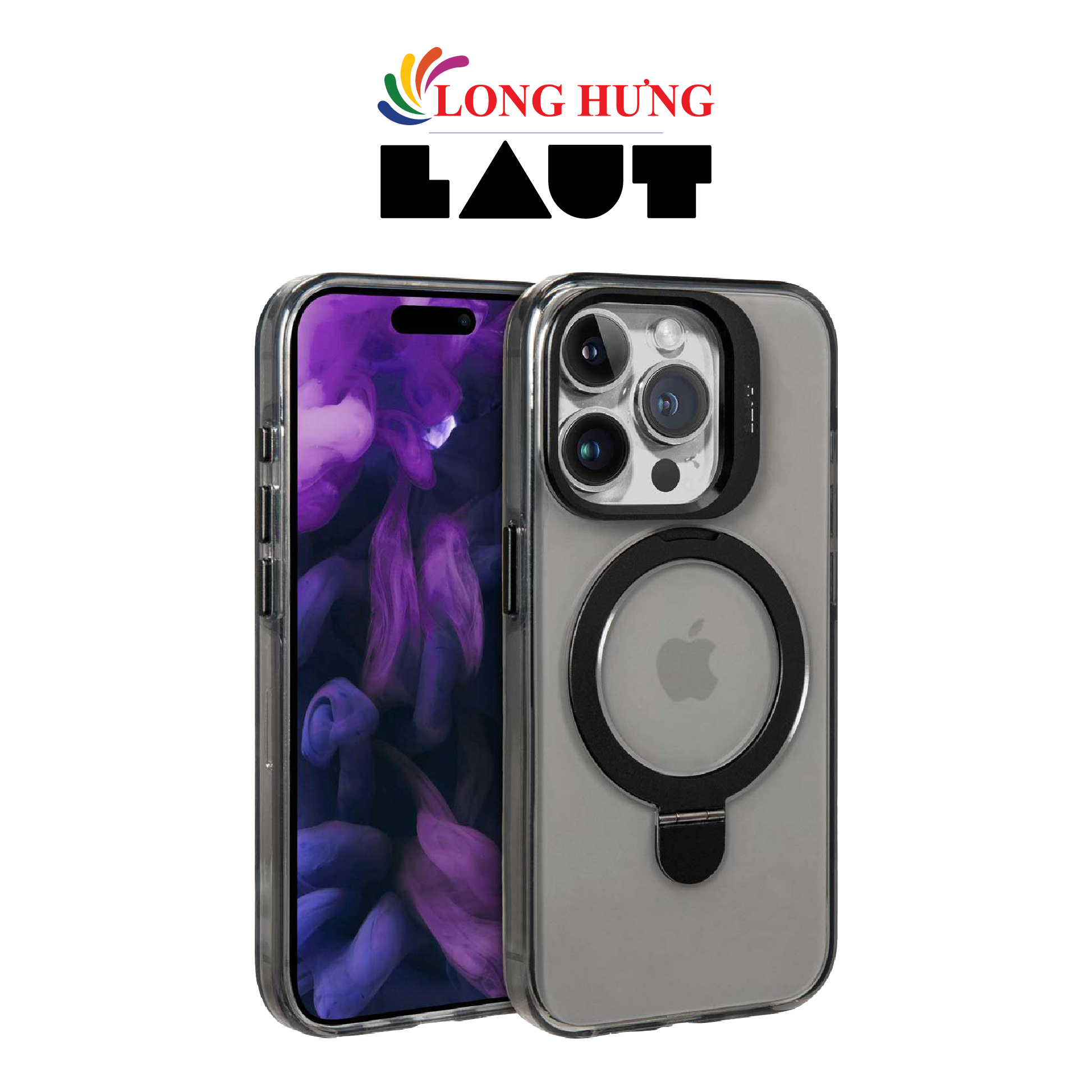 Ốp lưng chống sốc hỗ trợ sạc không dây Laut Revive Prop dành cho iPhone 15 Pro Max L_IP23D_RE - Hàng chính hãng