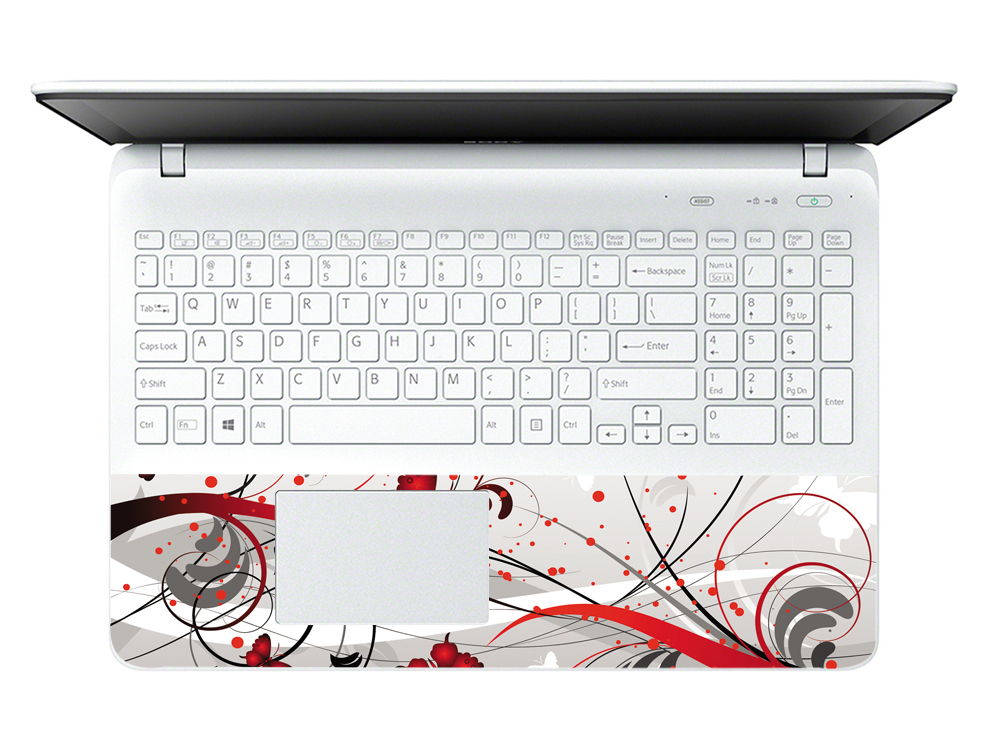 Miếng Dán Decal Dành Cho Laptop Mẫu Hoa Văn LTHV-79 cỡ 13 inch