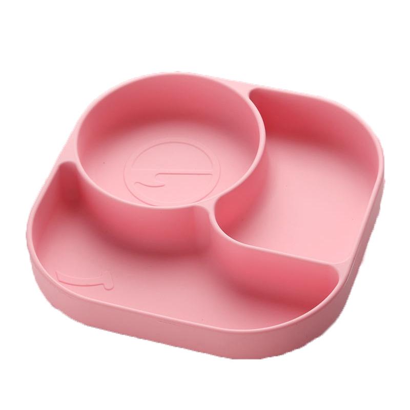 Yếm Ăn Cho Bé Dụng Cụ Silicone Ăn Tối Dụng Thức Ăn Món Ăn Tấm Trẻ Em Sản Phẩm Chống Thấm Nước Vòi Hút Bộ Đồ Ăn Bộ Nồi - one