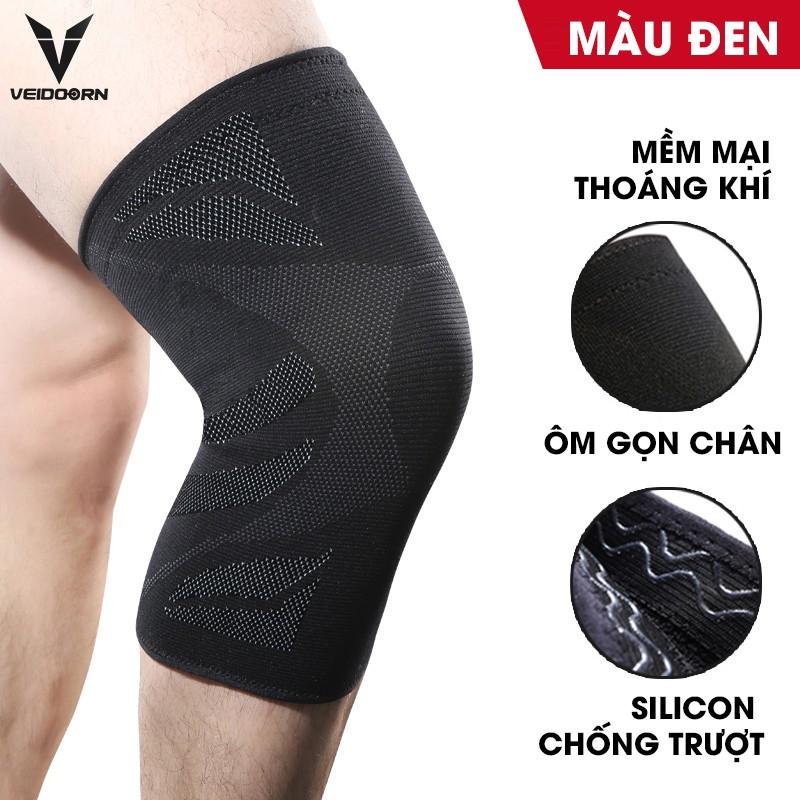 Bó gối thể thao VEIDOORN, Bảo vệ đầu gối Bóng đá, Bóng Rổ, Chạy Bộ, Bóng Chuyền, Tennis,... (VBG002)