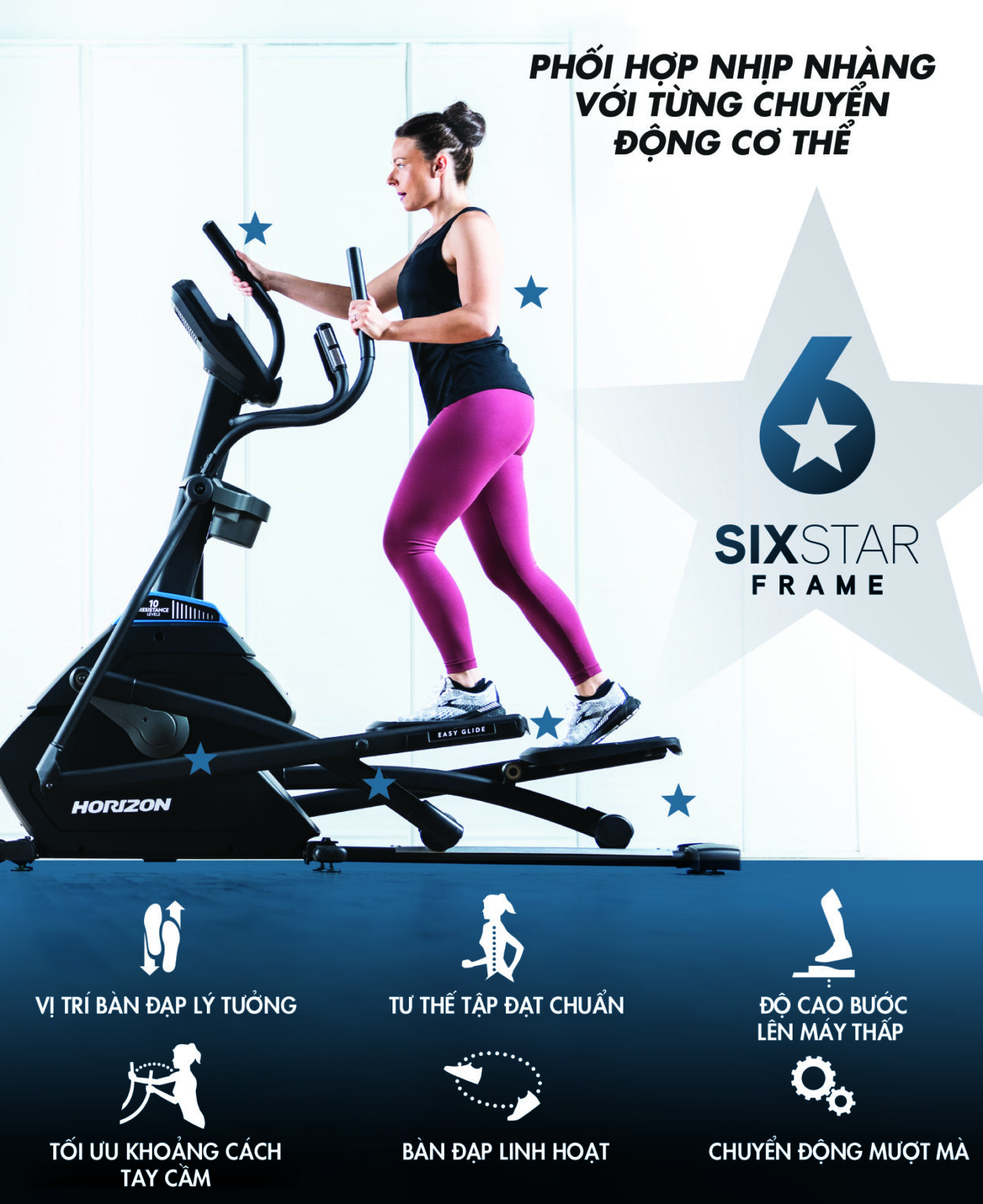 Máy Tập Thể Thao Toàn Thân Mỹ Horizon EX59