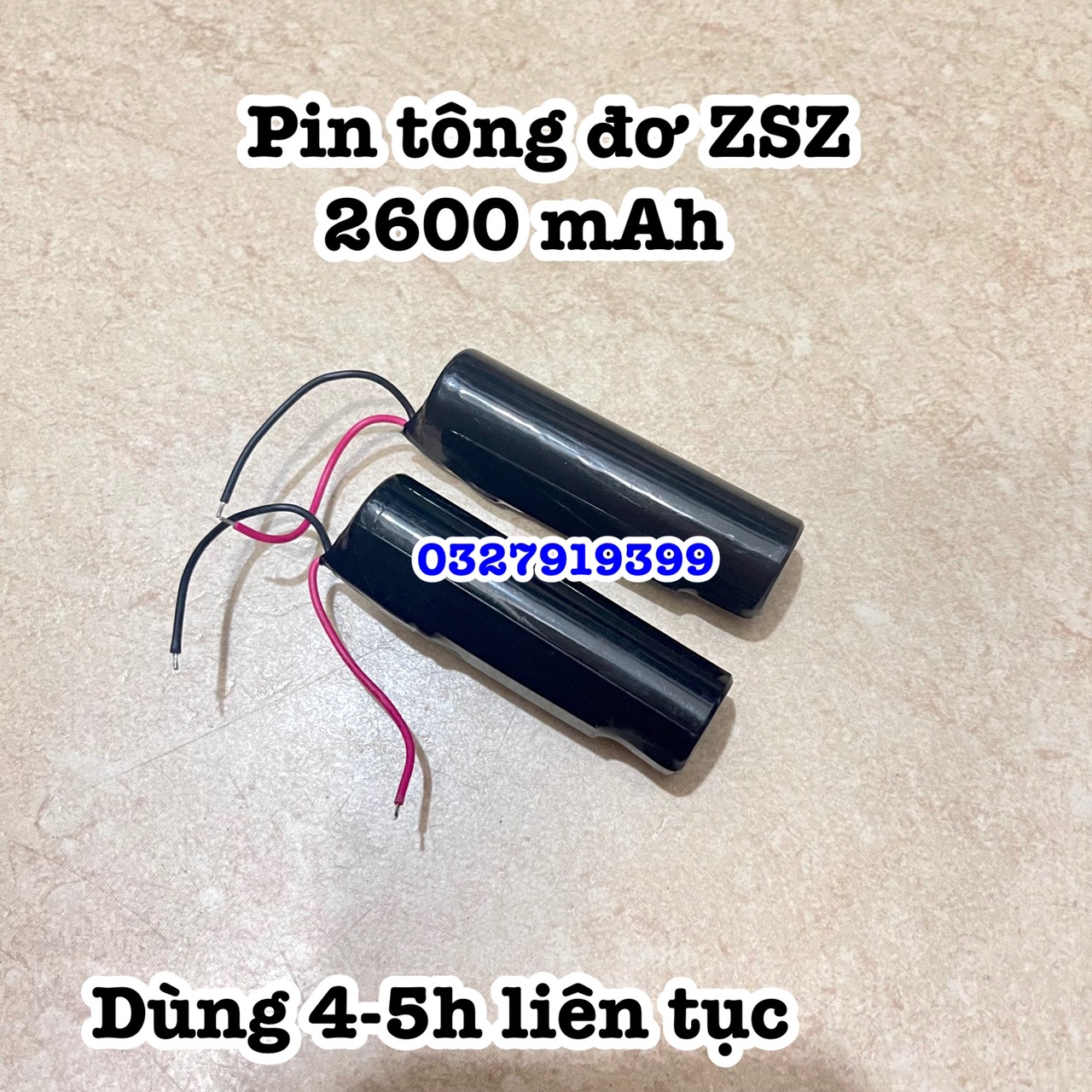 Pin tông đơ dung lượng lớn 2600mAh