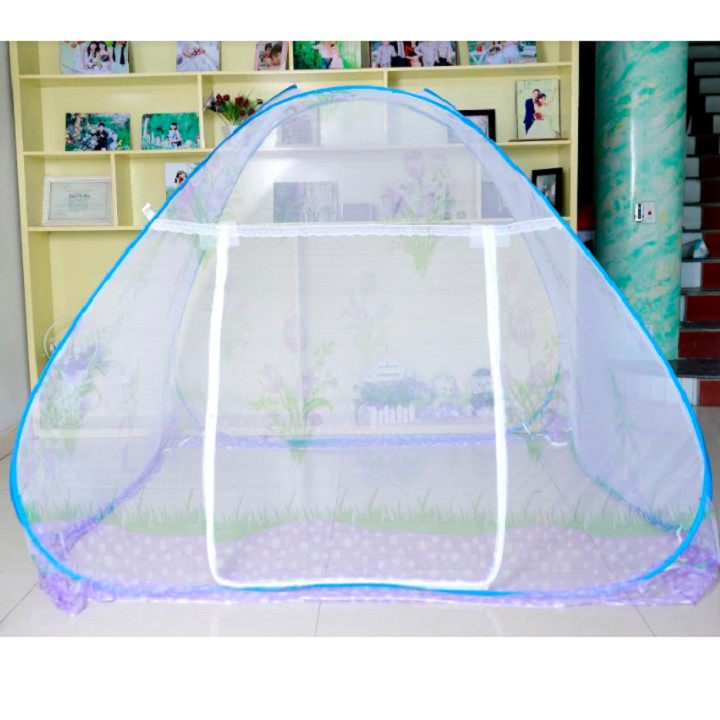 Mùng Ngủ Không Đáy Việt Nam Cao Cấp - Họa Tiết Ngẫu Nhiên - 2.0m X 2.2m