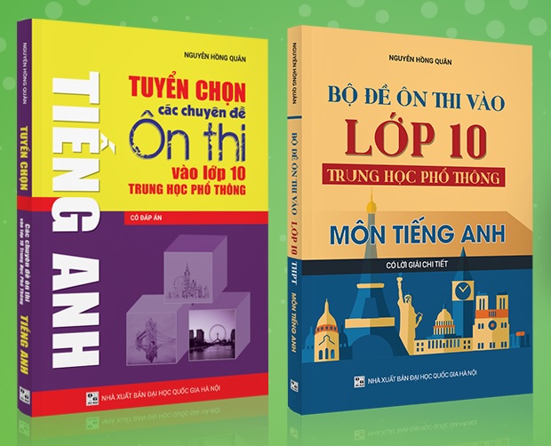 Combo Chuyên đề và Bộ đề ôn thi vào 10 môn Tiếng Anh