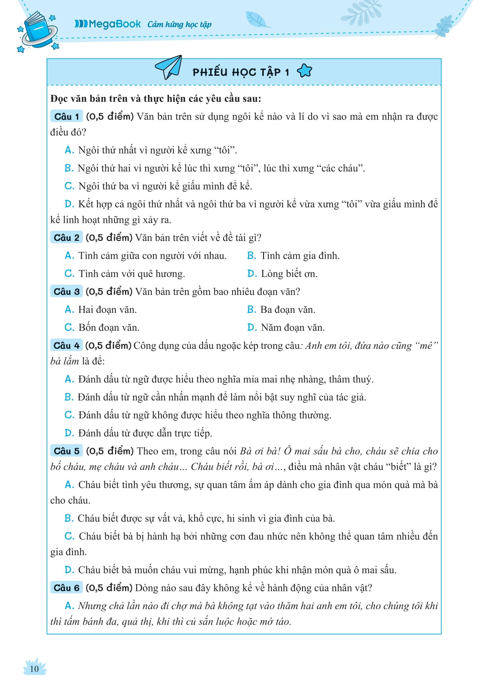 Sách - Chinh Phục Ngữ Văn - Kỹ Năng Đọc Hiểu Và Viết Theo Các Thể Loại Lớp 6 - Tập 2