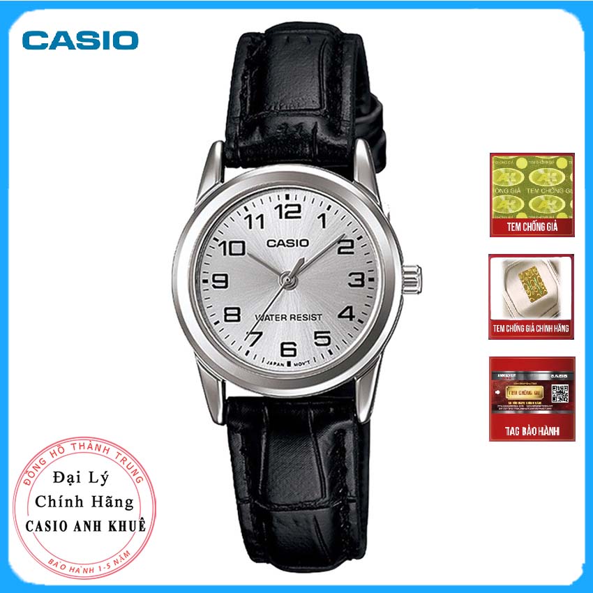 Đồng hồ nữ dây da Casio LTP-V001L-7BUDF