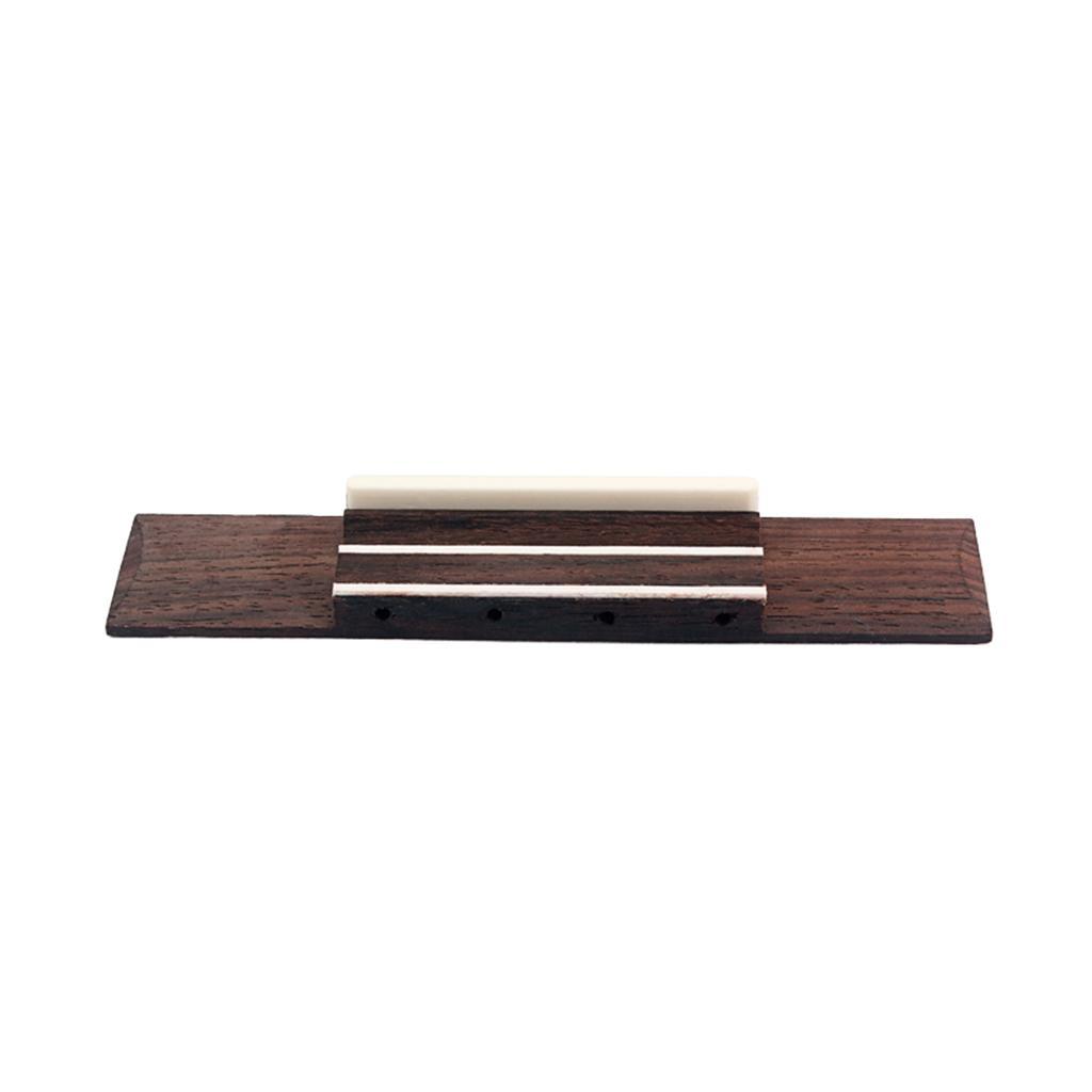 4 String Rosewood Acoustic Guitar Bone Bridge Saddle for String Instrument