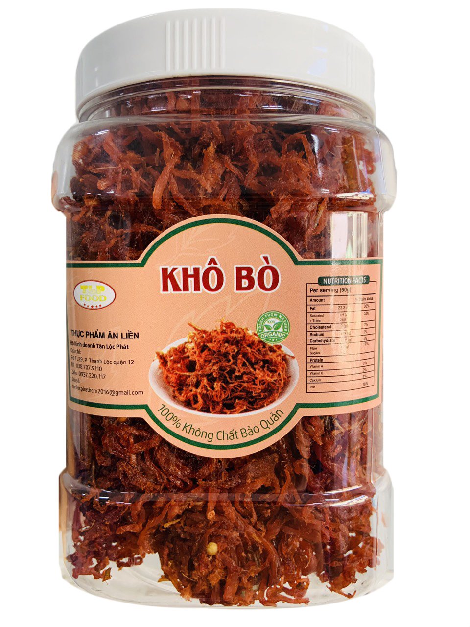 500G KHÔ BÒ DẠNG SỢI DÙNG ĂN KÈM HOẶC ĂN CHƠI