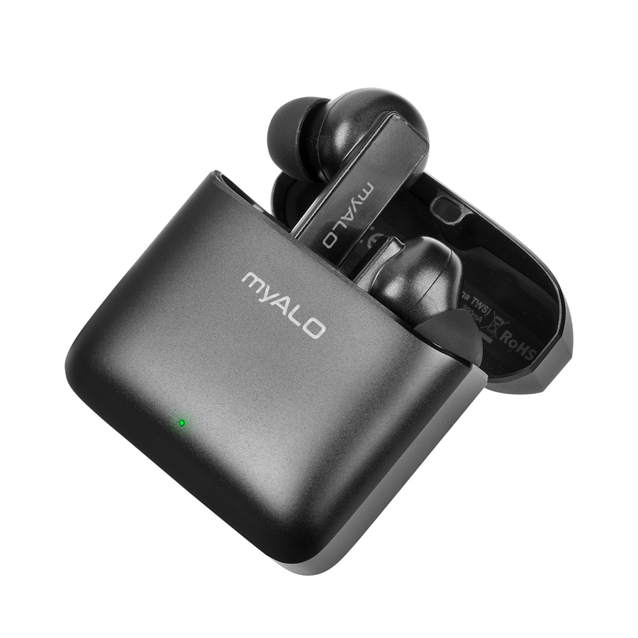 Tai nghe không dây myALO Z-One Pro: tai nghe Bluetooth 5.3 | Pin 40 giờ | Chống nước IPX4 | Thiết kế công thái học | Điều khiển cảm ứng thông minh | Hộp sạc chế tác từ Hợp kim đúc nguyên khối | Hàng chính hãng