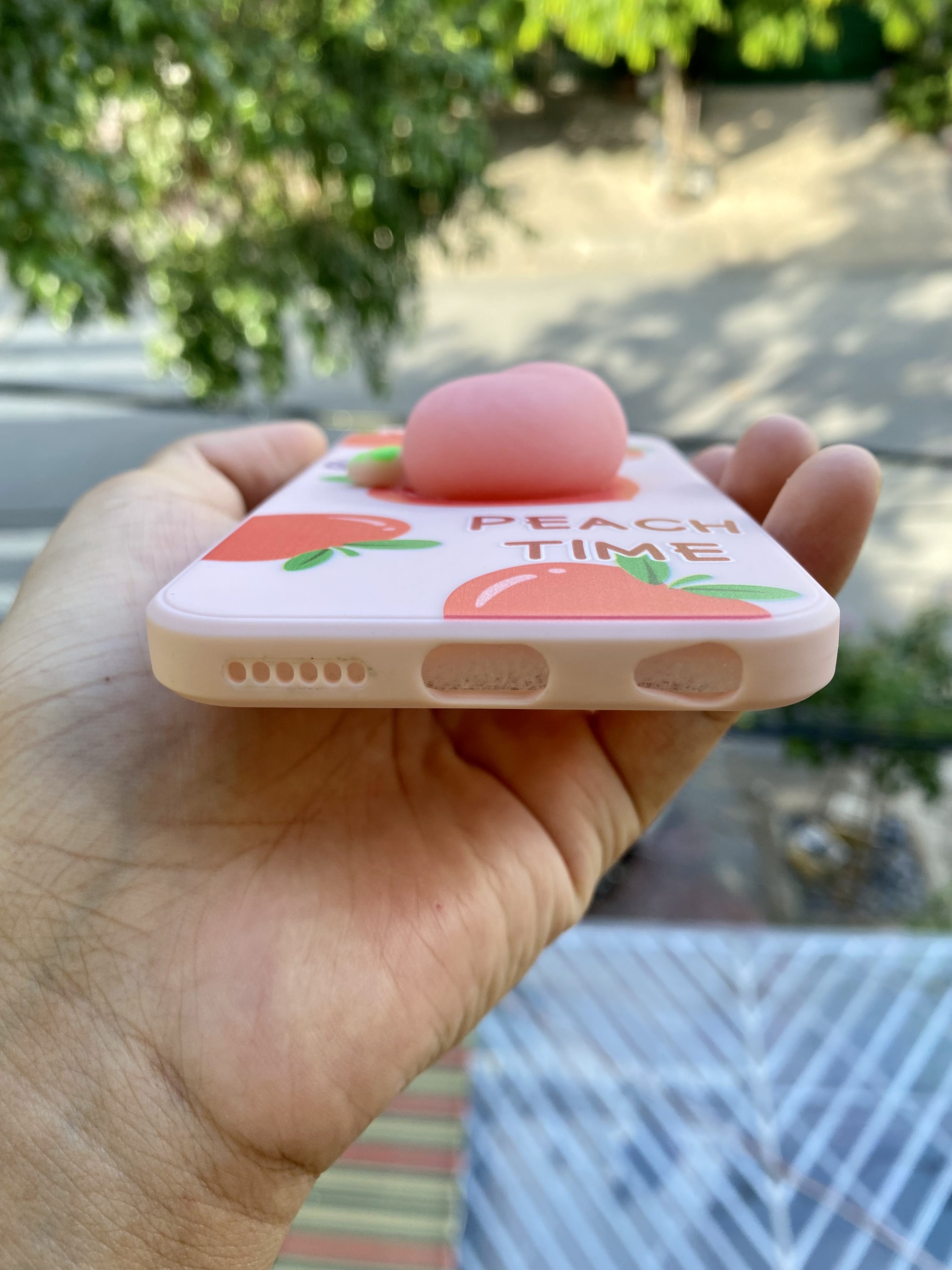 Ốp Lưng iPhone Cạnh Vuông Đào Hồng Cho iPhone 6 / 6 Plus / 7 / 7 Plus / 8 / 8 Plus / X / Xs / Xs Max / 11 / 11 Pro / 11 Pro Max / 12 / 12 Pro / 12 Pro Max