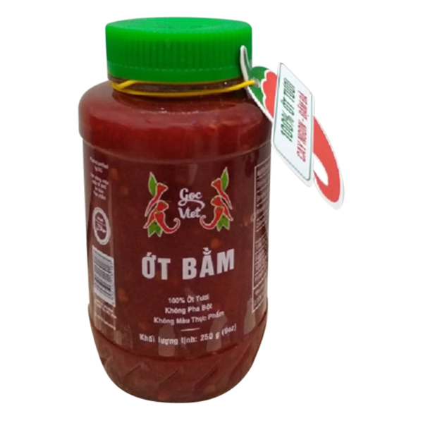 Ớt Bằm Không Tỏi Gốc Việt 250g