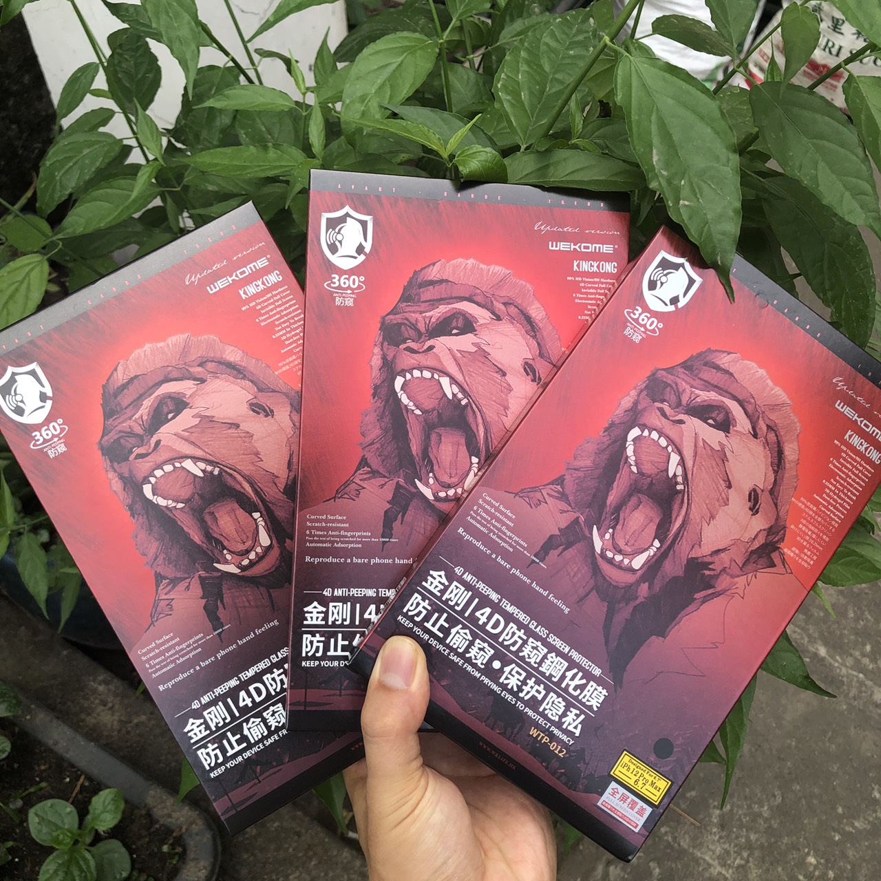 Cường Lực Chống Nhìn Trộm KingKong Dành Cho iPhone 17 Promax, 16 Pro Max, 15promax, 14 Pm, X-XS, XS Max, iPhone 11, 11Pro, 11ProMax, iPhone 12, 12Mini, 12Pro, 12Pro Max, iPhone 13, 13Mini, 13Pro, 13Pro Max - Dán Full Màn - Hàng Chính Hãng