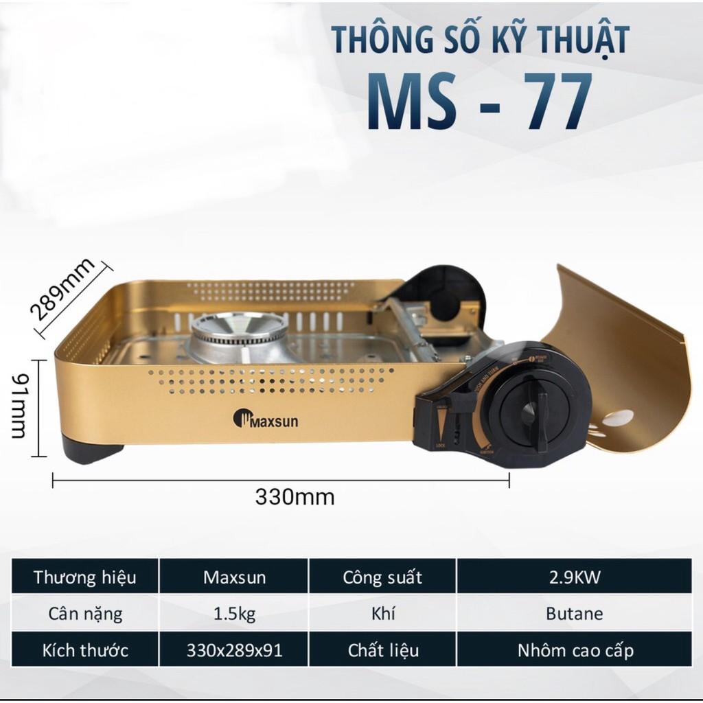 Bếp Ga Mini Cao Cấp, Hai Vòng Chắn Gió/ Nhôm Nhẹ - Inox Chống Gỉ