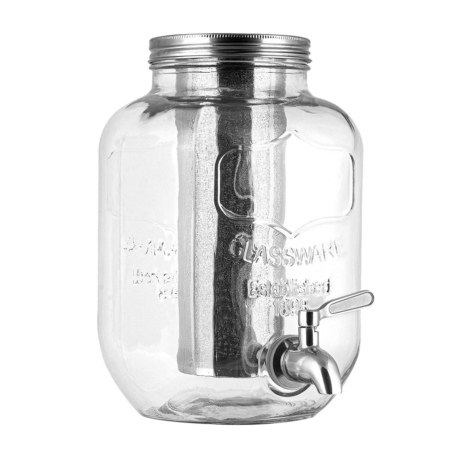 Drinks Dispenser Clear with Lid Juice Dispenser for Kitchen Accessories