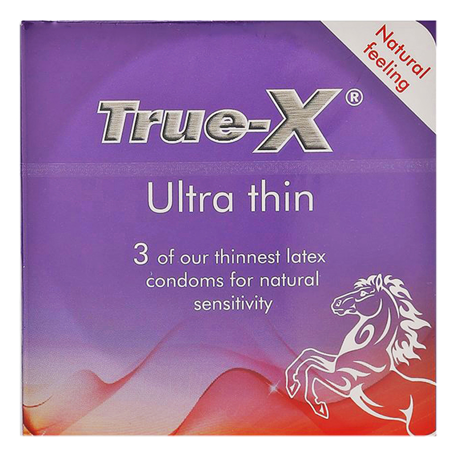 Bao Cao Su True - X Ultra Thin Siêu Mỏng (3 Cái/Hộp)