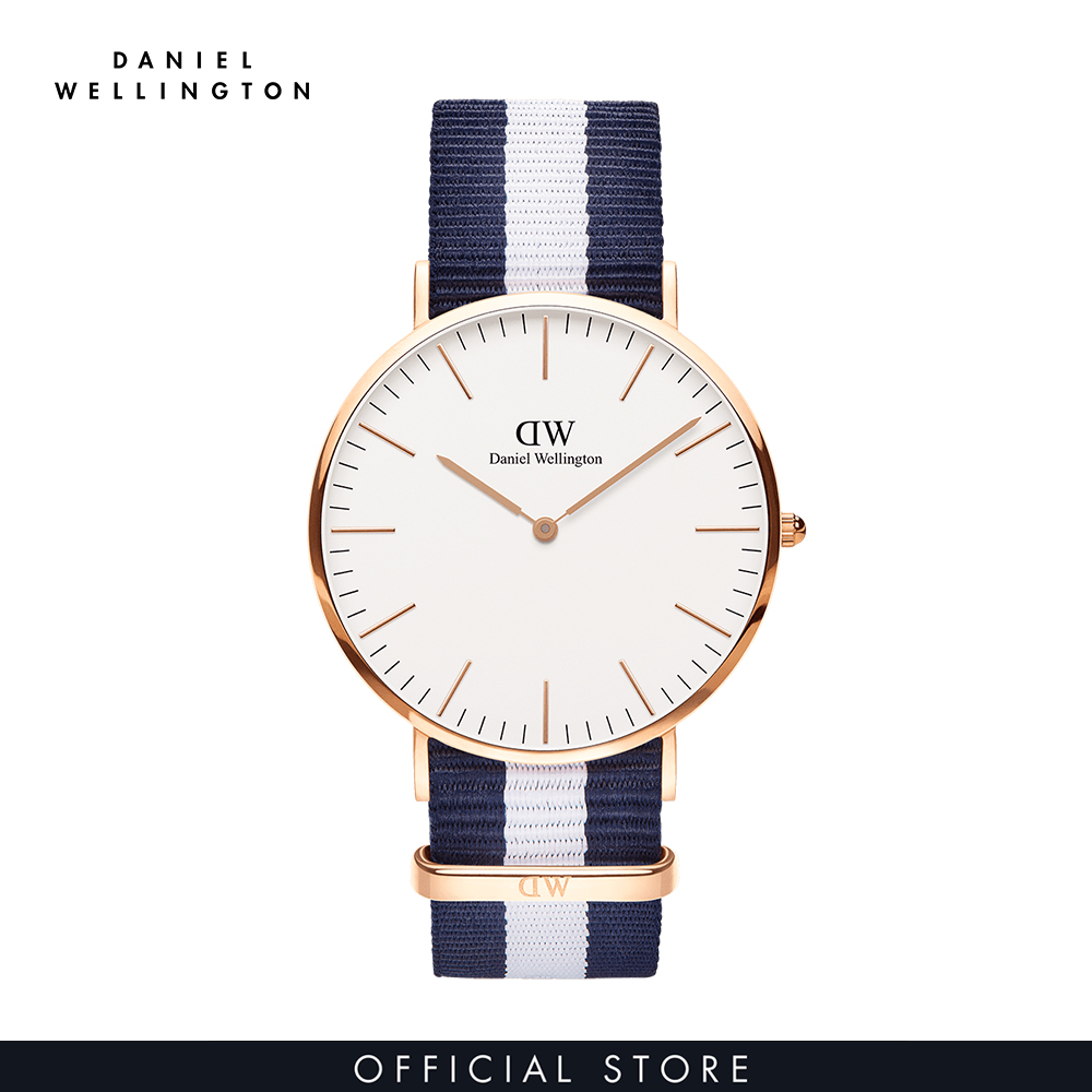 Đồng hồ Nam Daniel Wellington dây Vải nato - Classic Glasgow 40mm DW00100004